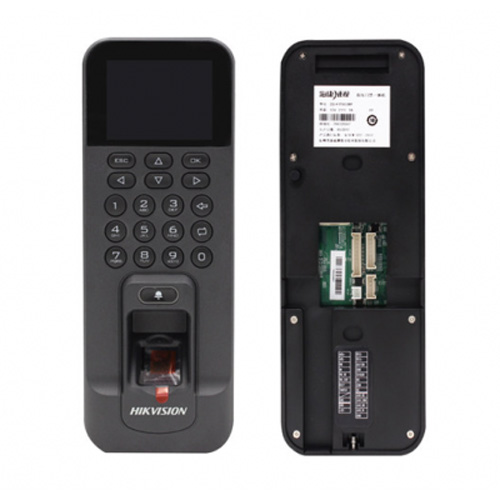 Биометрический терминал доступа HikVision DS-K1T804BEF со считывателем отпечатков пальцев и карт EM