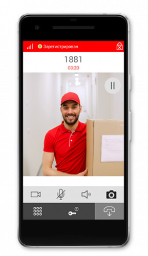 Приложение для смартфона BAS-IP Intercom для видеовызова с устройств BAS-IP