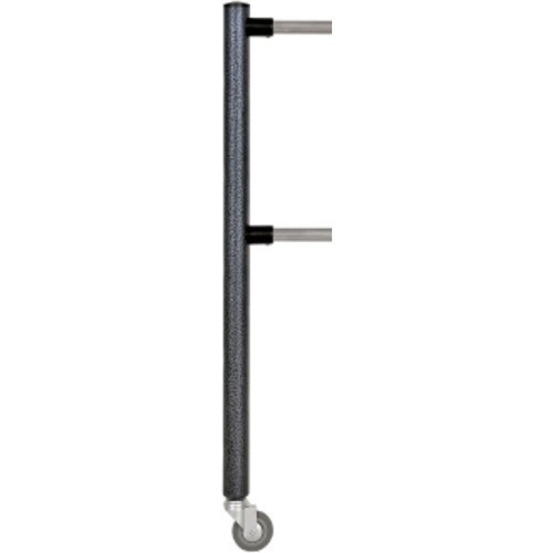 Стойка фиксатора колесная ограждения ОС2ак/2-1-у двухуровневая односторонняя усиленная крашеная