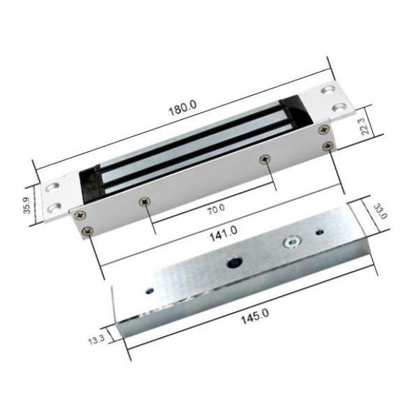 Электромагнитный замок dormakaba EM Comfort EMC 400 AM