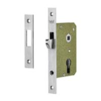 Механический замок dormakaba 403 /50/8 F=22 прям. с ответной планкой, для раздвижных дверей