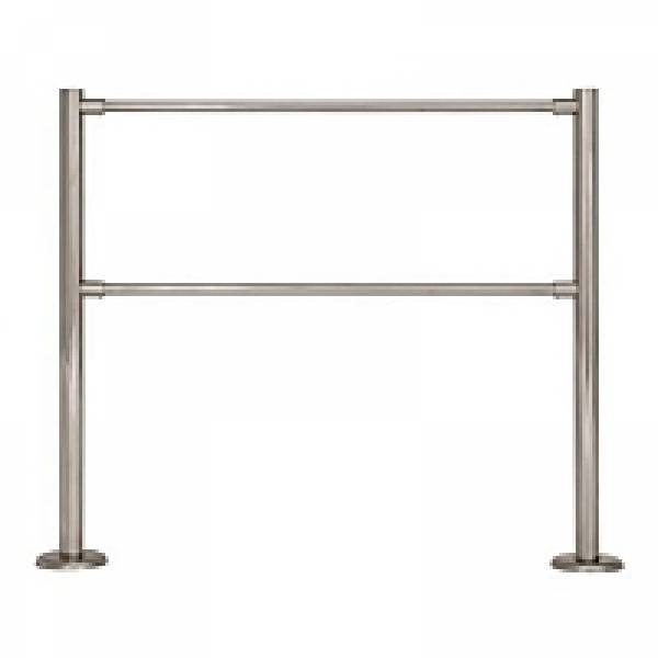 Ограждение стационарное усиленное хромированное ОС1-у ХРОМ