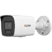 IP-камера 8Мп iFlow F-IC-2184CM(2.8mm) уличная, с микрофоном, BrightVu, SharpSense и LED-подсветкой до 40 м
