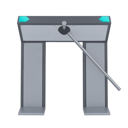 Турникет-дуопод моторизованный двухстоечный STOP-COVID-счетчик Rusgate T2-M-BF v.1.2 (с автоматическими планками Антипаника)