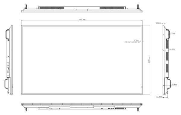 Рекламный экран 65" HikVision DS-D6065UN