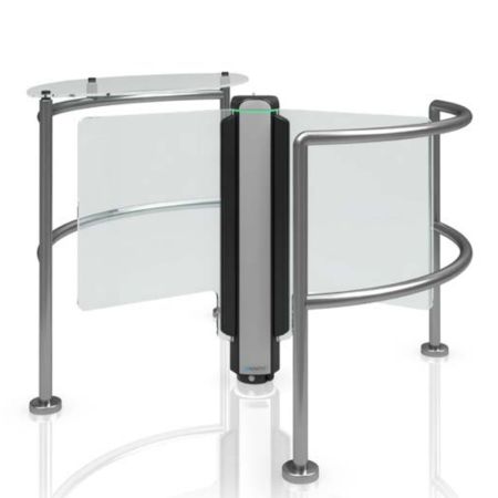 Ограждение с держателем под стекло Magnetic GBTF113 для роторных турникетов mTwing, с планкой Ограждение с держателем под стекло Magnetic GBTF113 для роторных турникетов mTwing, с планкой