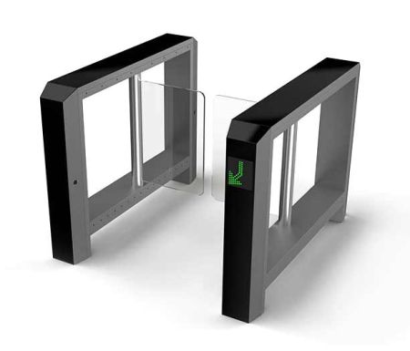 Распашной турникет Gotschlich Axioma DF VIP 1025H со сканером штрих-кода