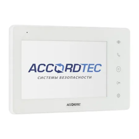 Монитор видеодомофона AccordTec AT-VD 710W WH Монитор видеодомофона AccordTec AT-VD 710W WH