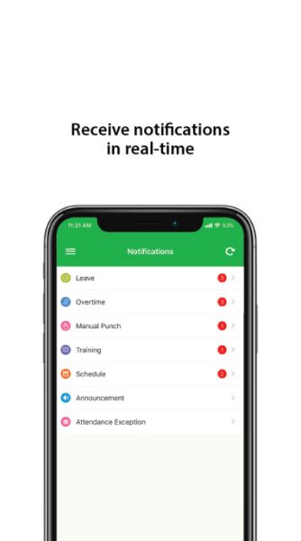 Мобильное приложение для учета рабочего времени ZKBioTime