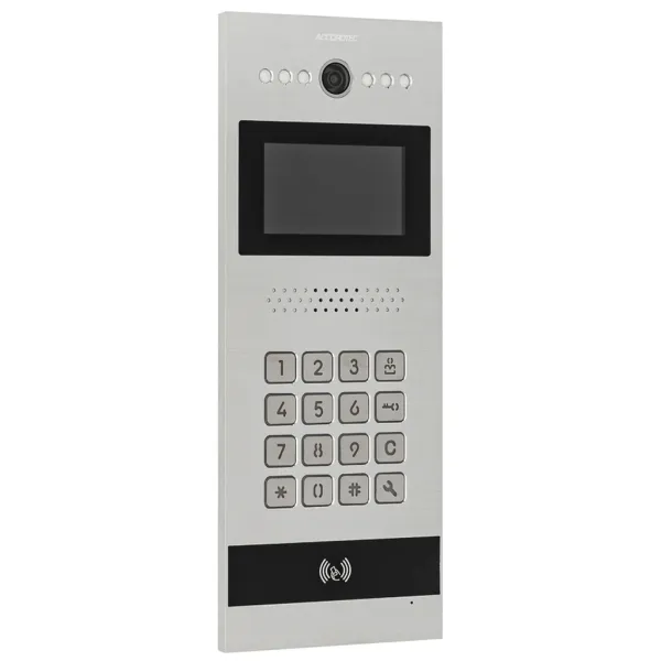 Вызывная панель AccordTec AT-VD 600 GR многоквартирная, с камерой