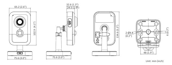 Компактная IP-видеокамера 6Мп HikVision DS-2CD2463G2-I (4 мм) с PIR-датчиком и микрофоном Компактная IP-видеокамера 6Мп HikVision DS-2CD2463G2-I (4 мм) с PIR-датчиком и микрофоном