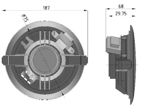 Оповещатель пожарный АС-1-30/100 (ПП) речевой