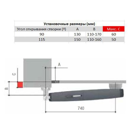 Комплект автоматики Came AXL combo KIT для распашных ворот (AXL)
