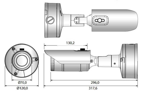 Антивандальная сетевая IP-видеокамера 5Мп Wisenet XNO-8020R (3.7мм) Антивандальная сетевая IP-видеокамера 5Мп Wisenet XNO-8020R (3.7мм)
