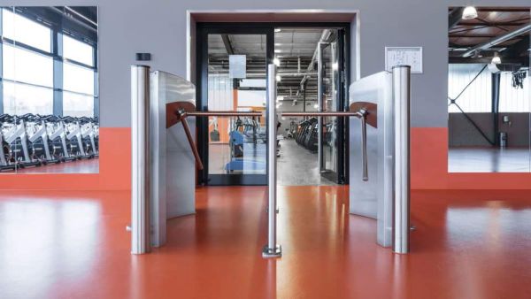 Двухштанговый тумбовый турникет Gotschlich Calypso Open Gate (6CALOGEC)