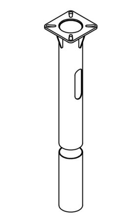 Закладная деталь фундамента ЗДФ/ФМ-0,133(3,5)-2.0