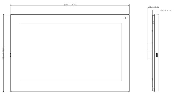 IP-видеодомофон сенсорный 10" Dahua DHI-VTH5341G-W