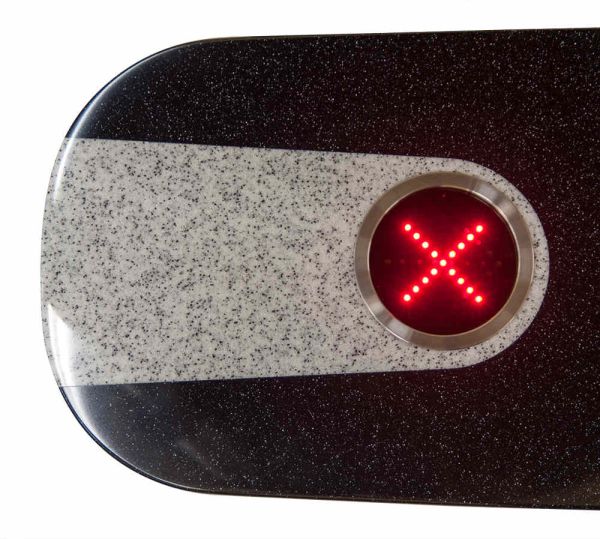 Турникет-трипод тумбовый PERCo-TTD-03.1S из нержавеющей стали (с планками Антипаника)