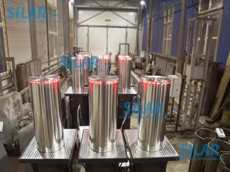 Противотаранный электромеханический боллард Silar ДПС 27.70.18ЭМ