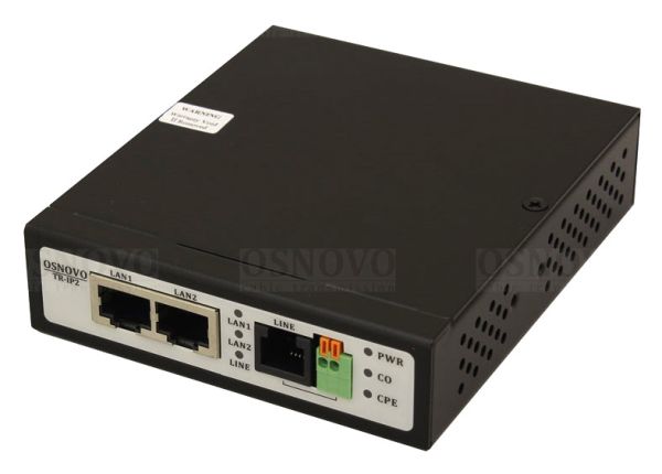 Удлинитель Ethernet Osnovo TR-IP2 до 3000 м