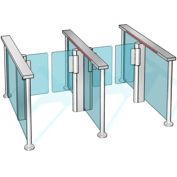 Сенсорный барьер Kaba Argus HSB-E07, 2 прохода