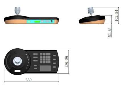 IP-клавиатура управления Dahua DHI-NKB1000-E