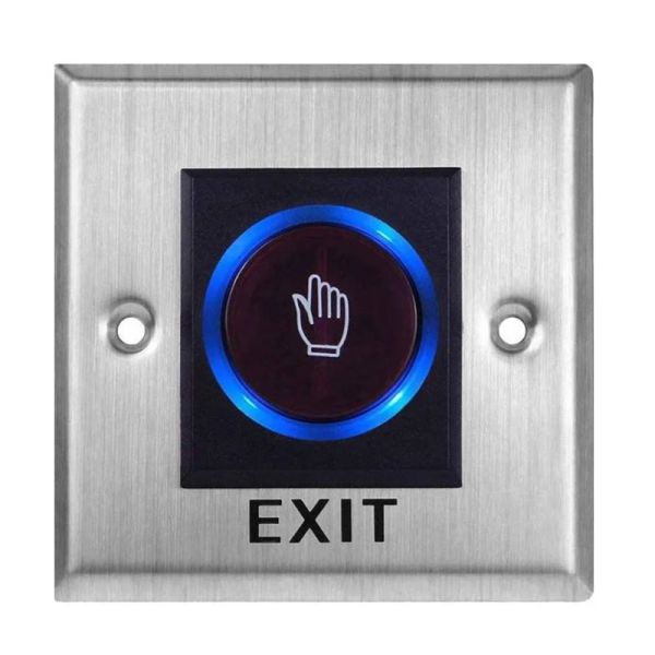 Кнопка выхода бесконтактная ZKTeco TLEB101, врезная