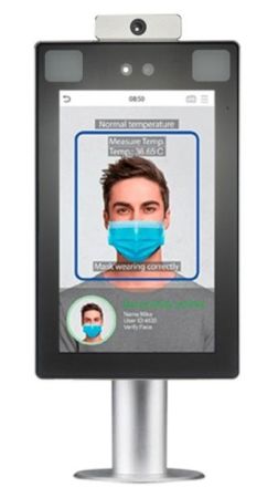 Терминал распознавания лиц ZKTeco ProFaceX [CH][TD] с функцией измерения температуры тела