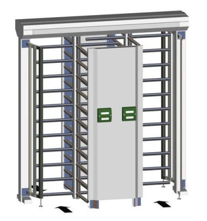 Двухпроходный полноростовой турникет Gotschlich Ecco Arena 90 HD Basic (6EALD4ABHB)