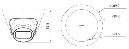 IP-видеокамера уличная 2Мп Dahua EZ-IPC-T1B20P-0280B