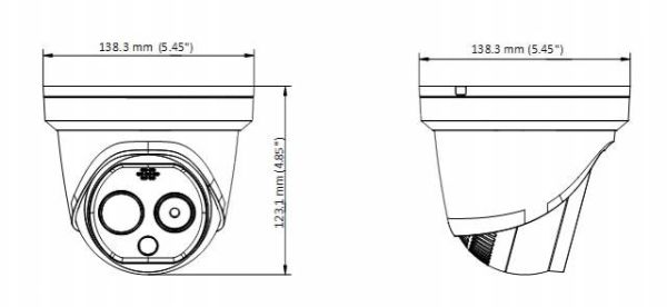 Тепловизионная IP-камера HikVision DS-2TD1217B-3/PA
