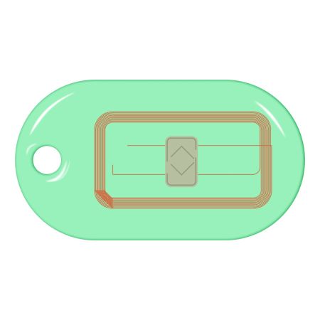 Бесконтактный RFID-брелок SMARTTAG Caramel с двойным чипом Mifare 1k + Em-Marine, прозрачный Бесконтактный RFID-брелок SMARTTAG Caramel с двойным чипом Mifare 1k + Em-Marine, прозрачный