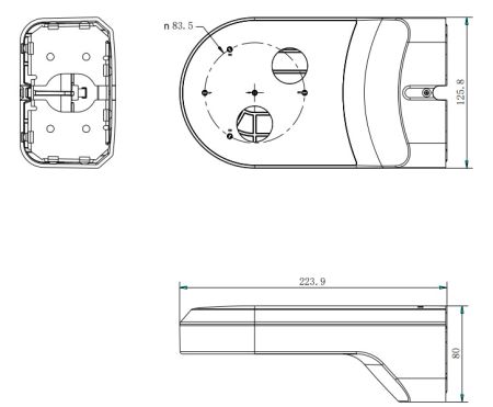 Кронштейн настенный HikVision DS-1294ZJ-PT скоростных PTZ камер