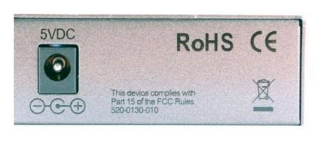 Оптический медиаконвертер Ethernet Osnovo OMC-100-11S5a до 20 км Оптический медиаконвертер Ethernet Osnovo OMC-100-11S5a до 20 км