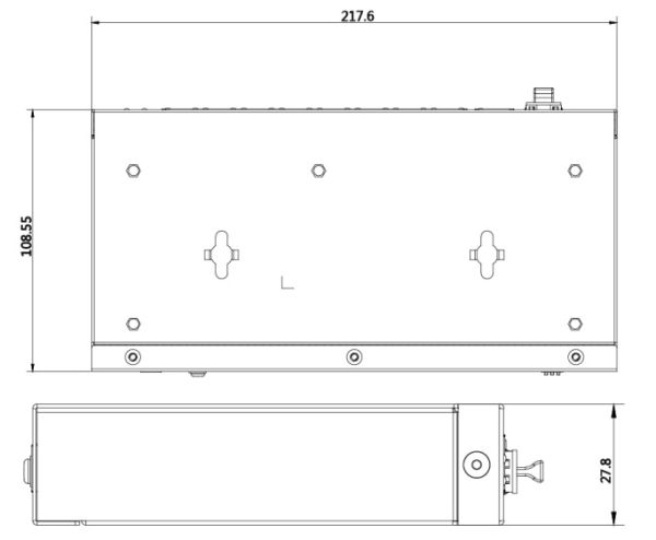 Неуправляемый 10-портовый Hi-PoE коммутатор HikVision DS-3E0510HP-E