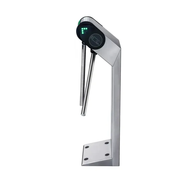 Электронная проходная PERCo KT08.9A из нержавеющей стали, с автоматическими планками Антипаника