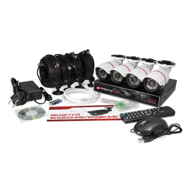 Комплект видеонаблюдения Proto-X Combo-IP 4W