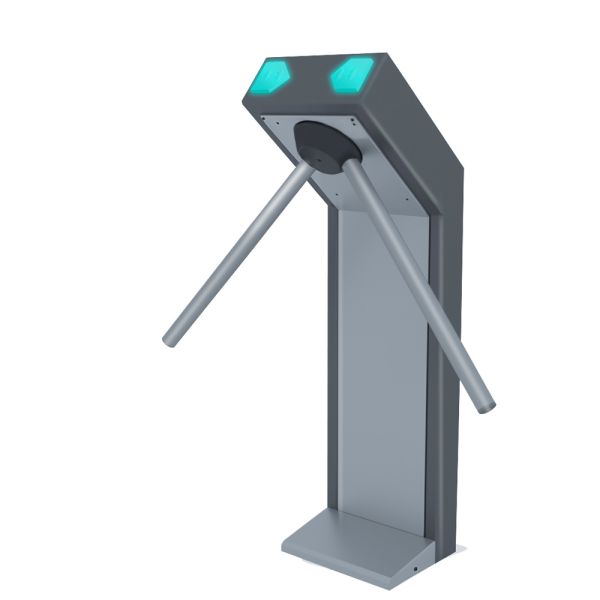 Турникет-дуопод моторизованный Rusgate T2-M-SF v.1.1 с памятью на 4000 событий (с автоматическими планками Антипаника)