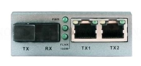 Оптический медиаконвертер Ethernet Osnovo OMC-100-21S5b до 20 км