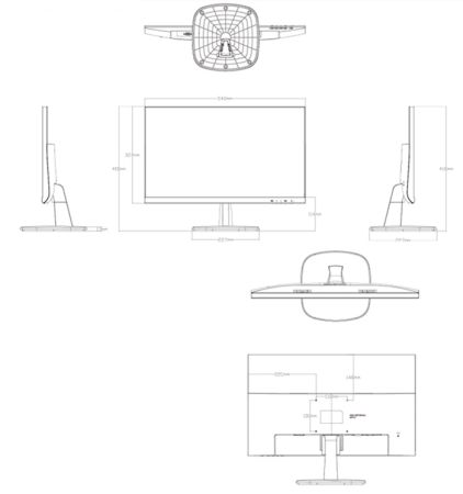 Монитор 23,8" HikVision DS-D5024FN55