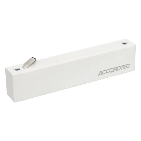 Электромагнитный замок AccordTec ML-180K с уголком, белый