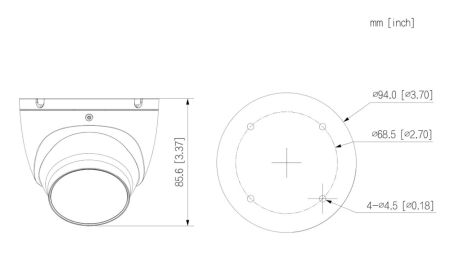IP-видеокамера уличная 8Мп Dahua DH-IPC-HDW1839TP-A-IL-0280B-S6