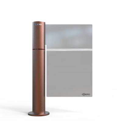 Калитка моторизованная Oxgard К-14 со стеклом 1200 мм, крашенная