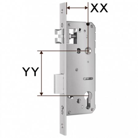 Электронный биометрический замок Novilock Home Plus v.4240 black, под DIN цилиндр,IP55