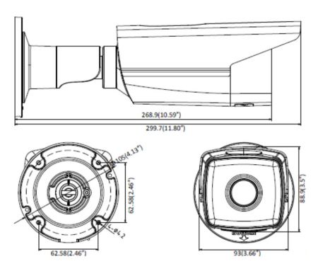 Уличная IP-видеокамера 2Мп HikVision DS-2CD2T23G0-I5 (4 мм) с ИК-подсветкой 50 м