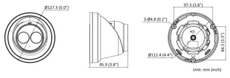 Уличная IP-камера 8Мп HiWatch IPC-T082-G2/U (2.8 мм)