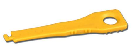 Заглушка на порты RG45 Siemon LockIT LL-05, желтая (упаковка 10 шт., 1 ключ)