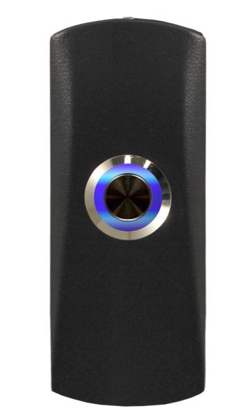 Кнопка выхода накладная Tantos TS-CLICK light с подсветкой (черный)