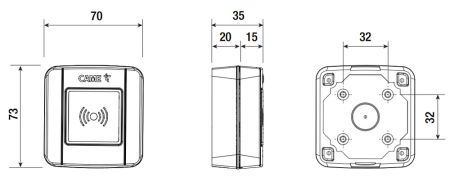 Считыватель накладной Came SELR1BDG Em-Marine, к шине CXN, протокол Manchester (806SL-0300)