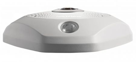 Панорамная IP-видеокамера Fisheye 12Мп HikVision DS-2CD63C5G0E-IS(B) с LED-подсветкой до 15 м